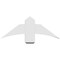 Ekena Millwork Bellingham Architectural Grade PVC Gable Bracket, 36"W x 13 1/2"H x 6"D x 6"F, 9/12 Pitch GBP036X14X0606BEL00 - alternate 5